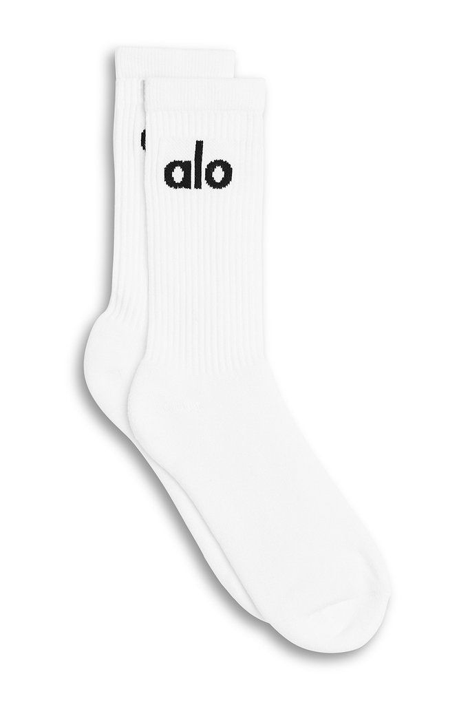 Alo Socks "White" - 10 PCS