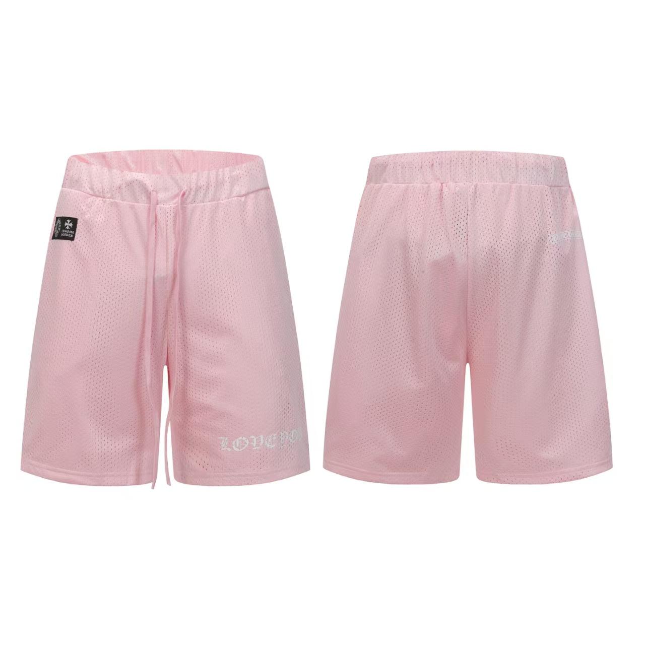 Chrome Hearts Mesh Shorts - Pink