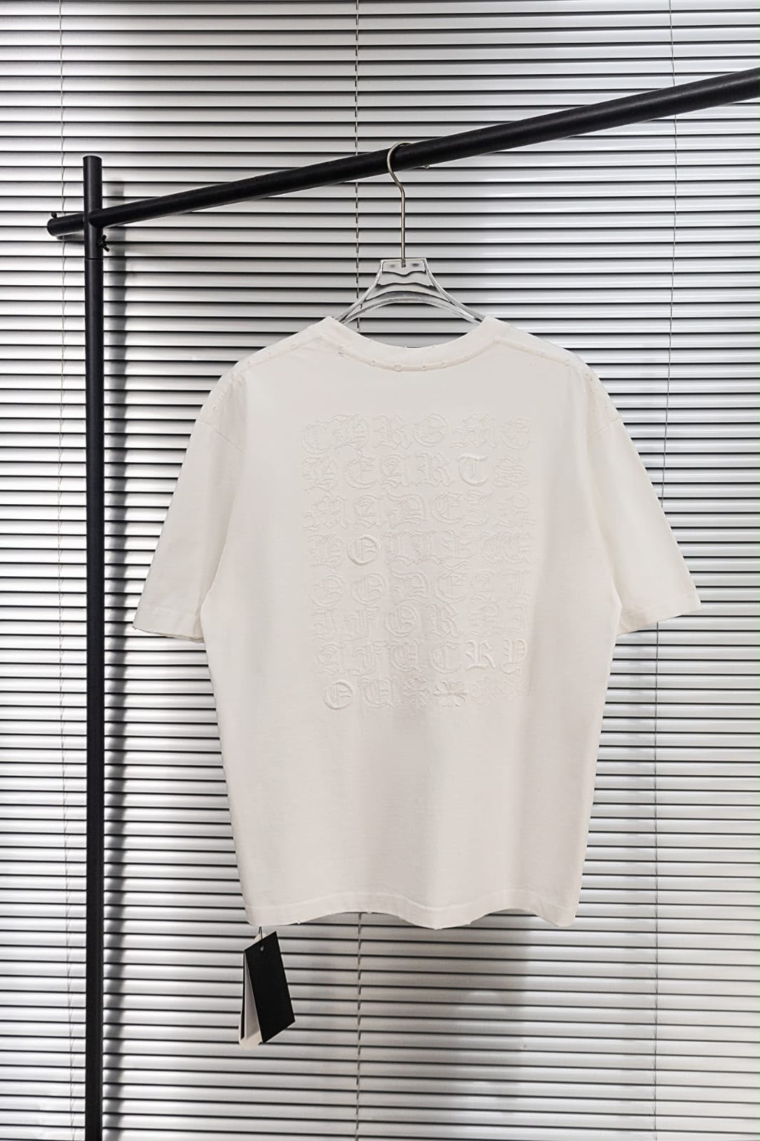 Chrome Hearts T-Shirt - "White/Embossed"