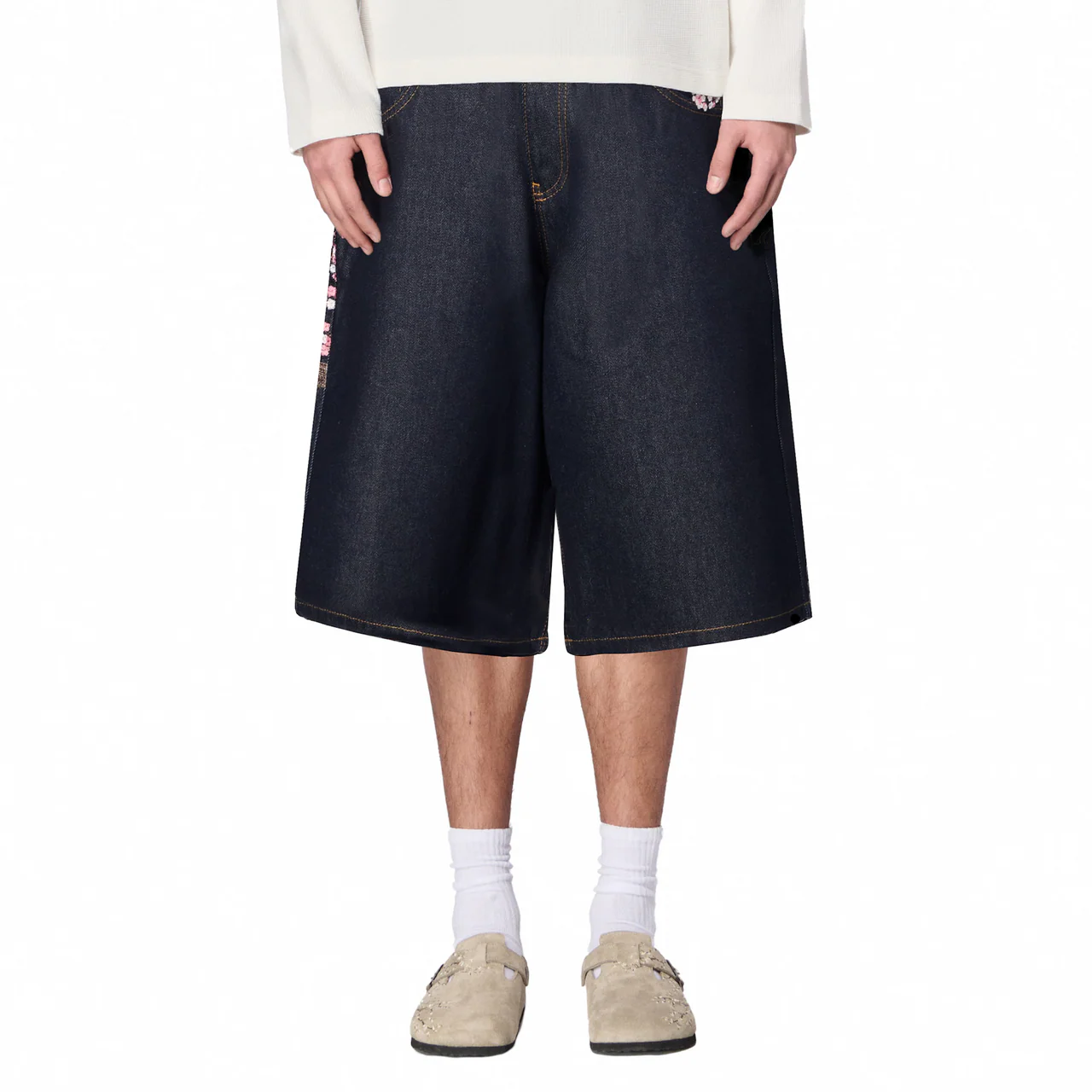 Derschutze Blossom V2 Raw Denim Jorts